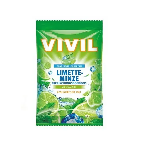 11379_VIVIL LIMETKA-PEPRMINT + VITAMIN C BEZ CUKRU 80 G